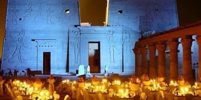 Show de Som e Luz no Templo de Karnak